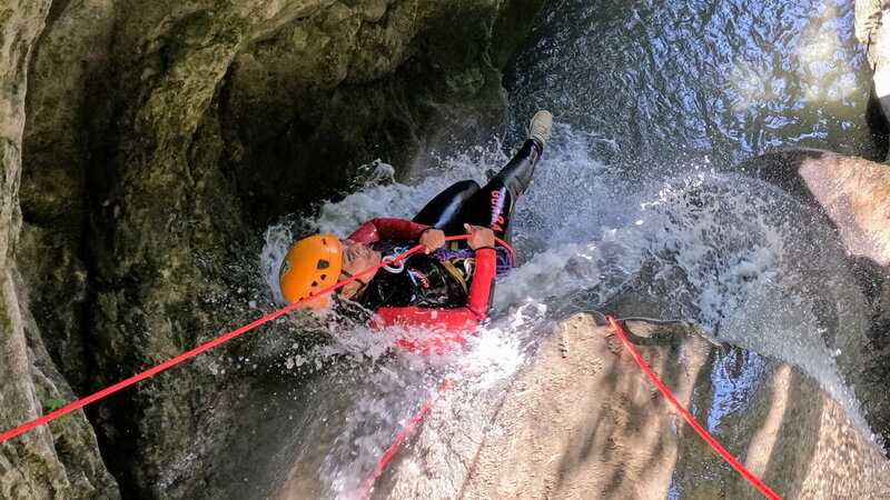 Tous les niveaux en canyoning