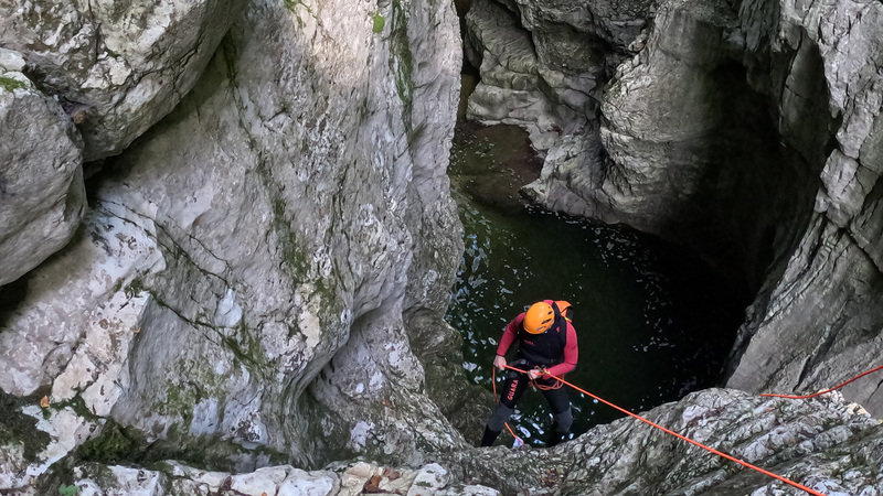 Tous les niveaux en canyoning